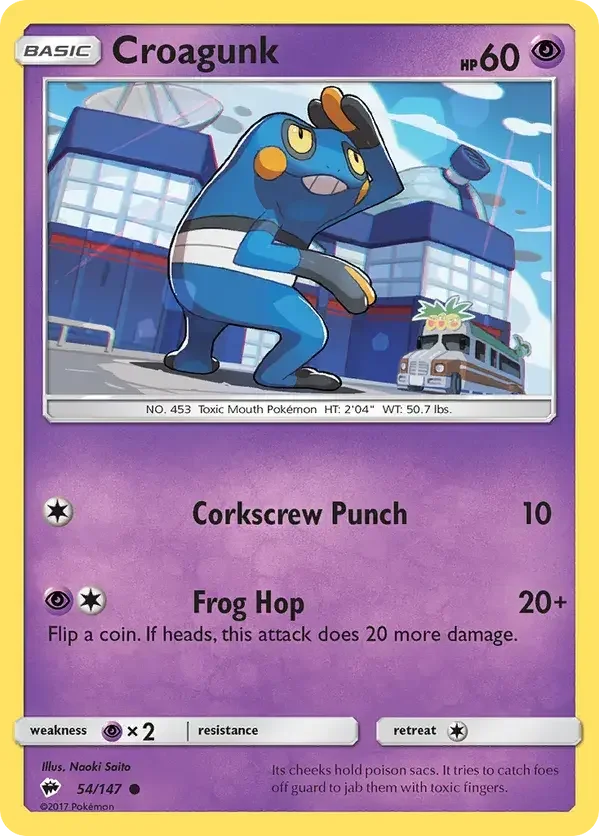54/147 from Burning Shadows Common Pokemon Card