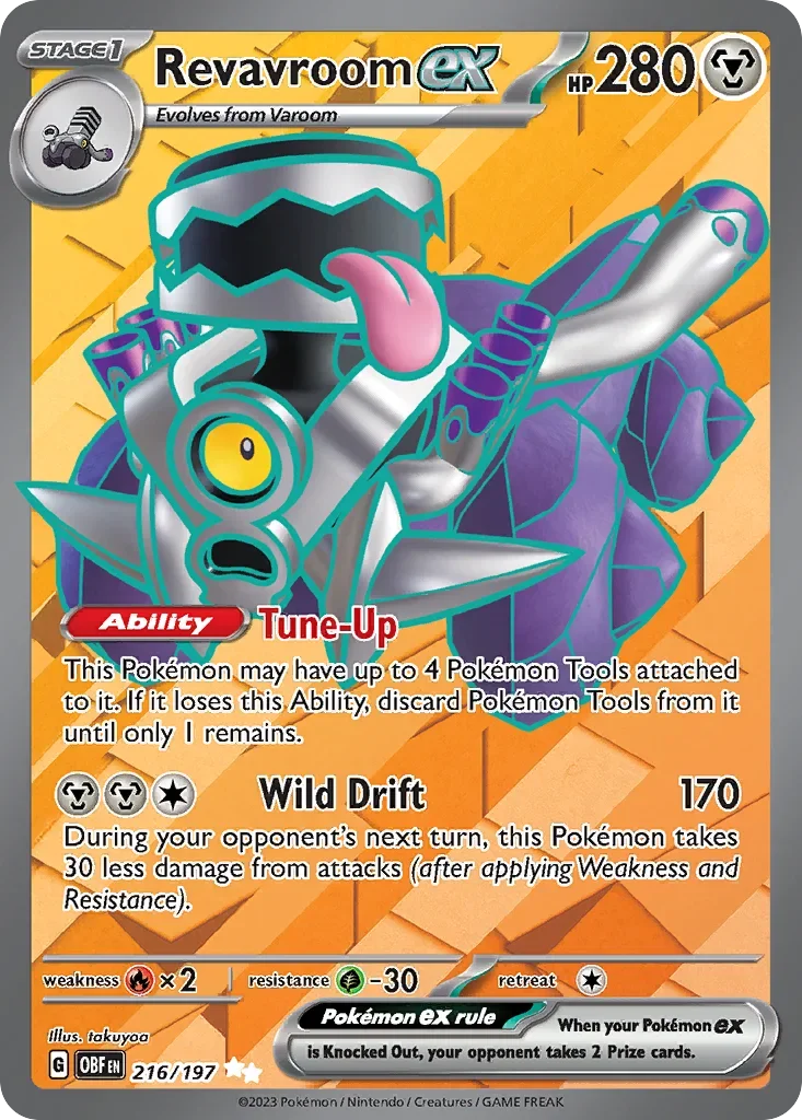 216/197 from Obsidian Flames Ultra Rare Pokemon Card