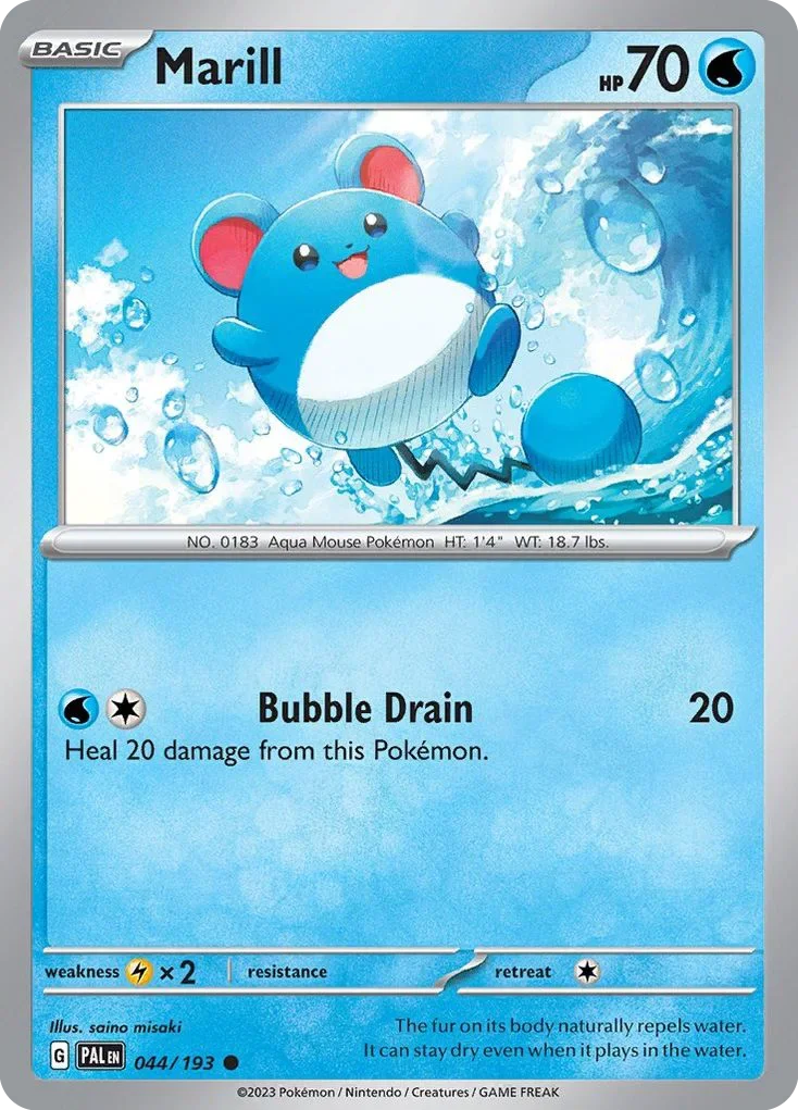 044/193 from Paldea Evolved Common Pokemon Card
