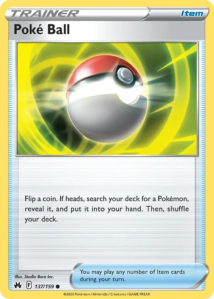 137/159 from Crown Zenith Common Pokemon Card