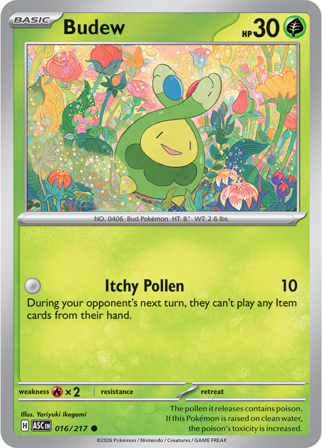 016/217 Budew from Ascended Heroes Common
