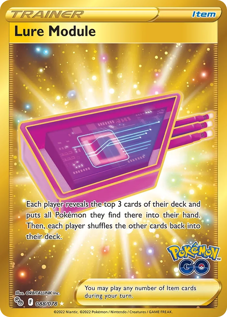 088/078 from Pokemon GO Gold Secret Rare Trainer Card