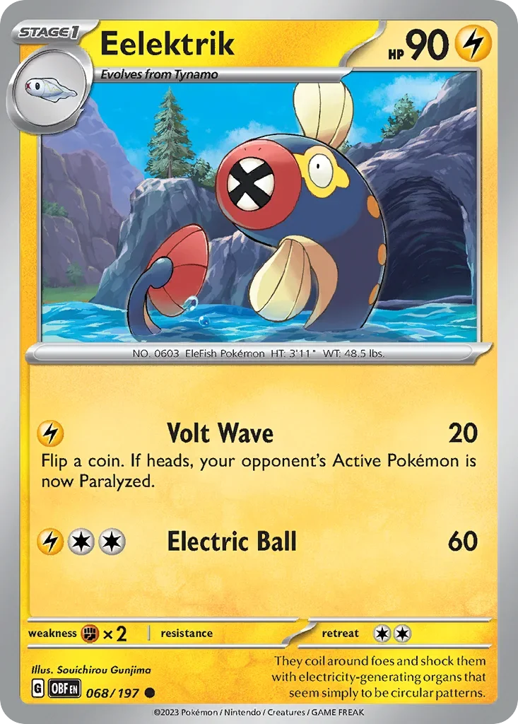 068/197 from Obsidian Flames Common Pokemon Card