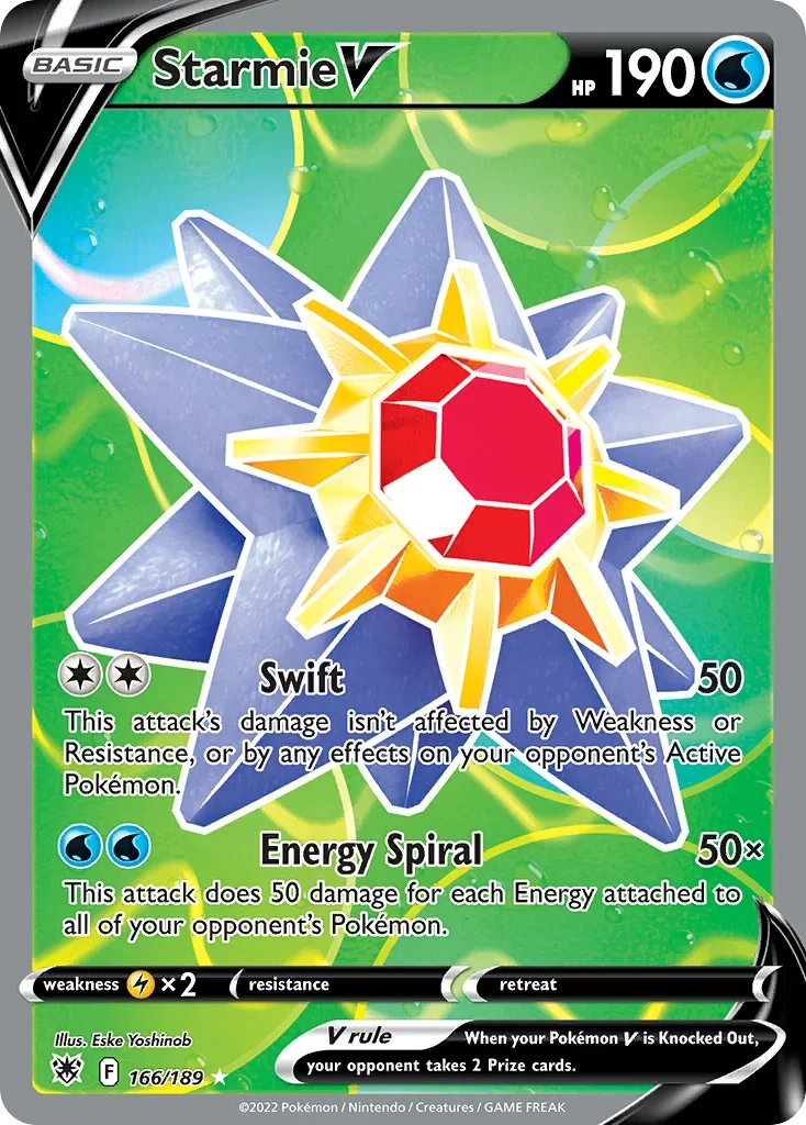 166/189 from Astral Radiance Full Art Pokemon Card