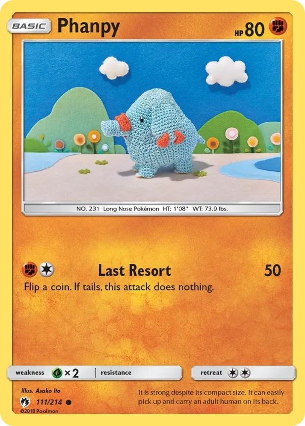 111/214 from Lost Thunder Common Pokemon Card