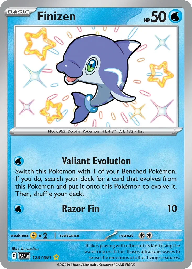 123/091 from Paldean Fates Shiny Rare Pokemon Card