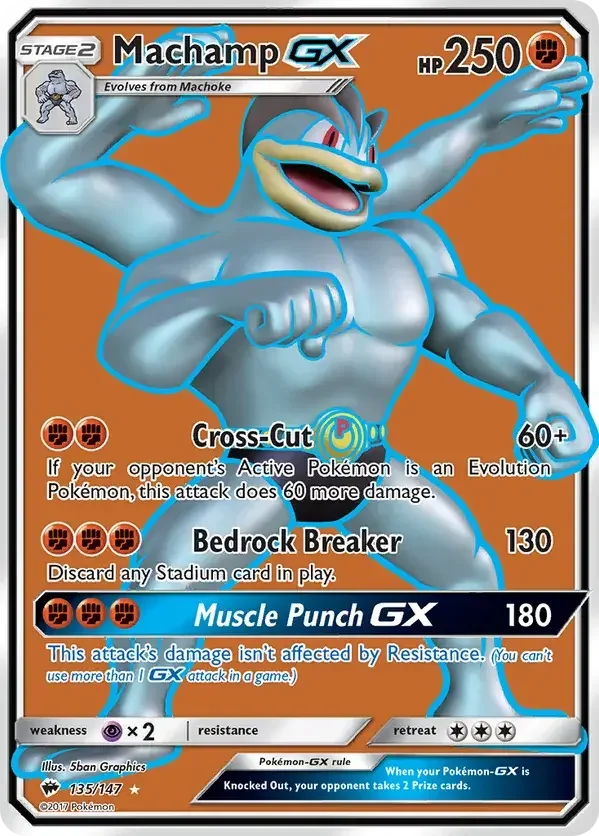 135/147 from Burning Shadows Full Art Pokemon Card