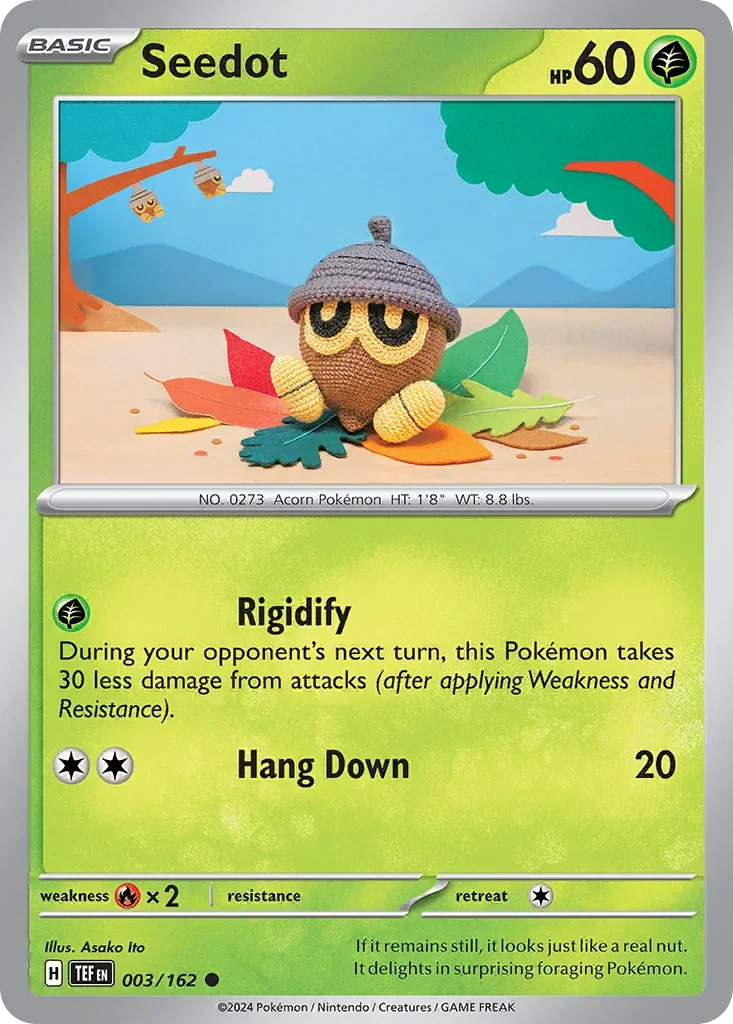 003/162 from Temporal Forces Card List Common Pokemon Card