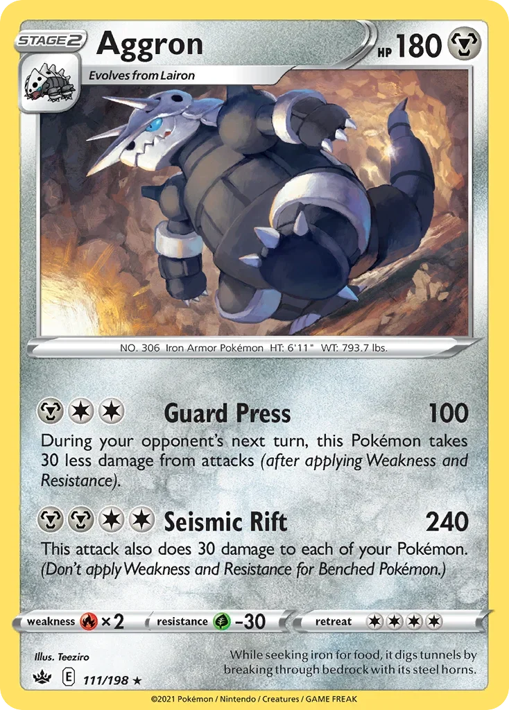 111/198 from Chilling Reign Rare Pokemon Card