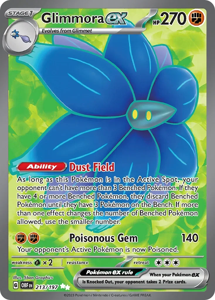 213/197 from Obsidian Flames Ultra Rare Pokemon Card
