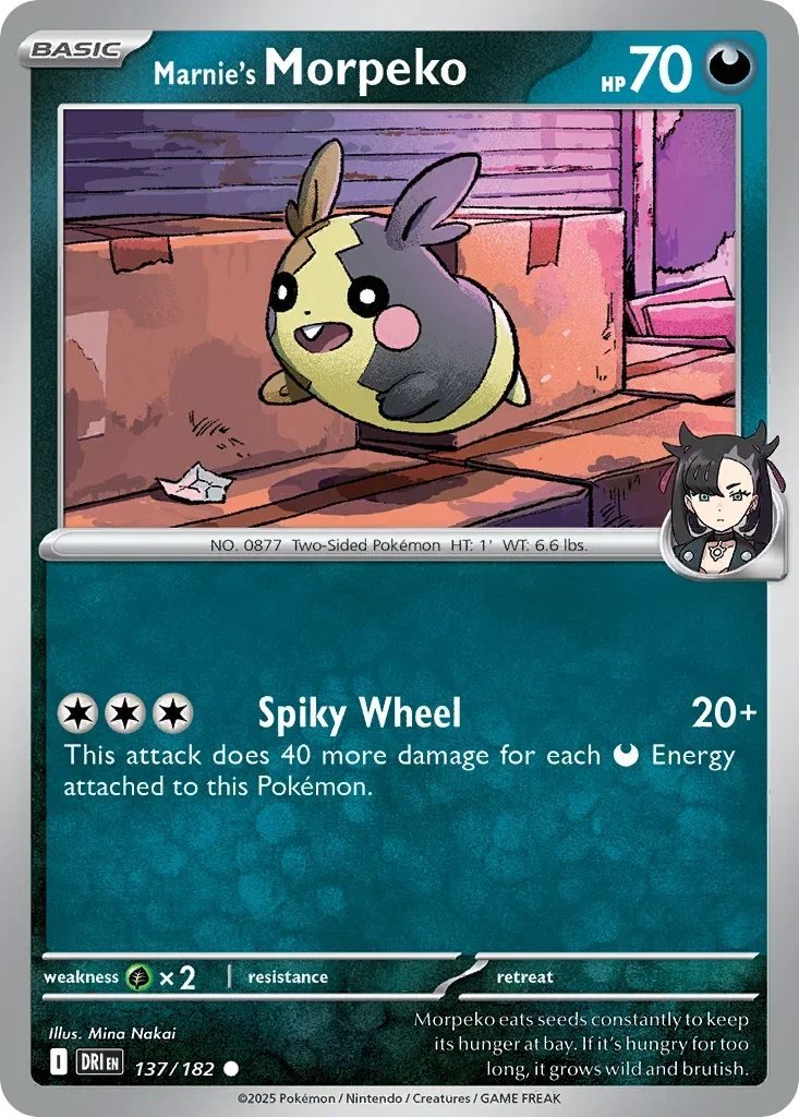 137/182 from Destined Rivals Common Pokemon Card