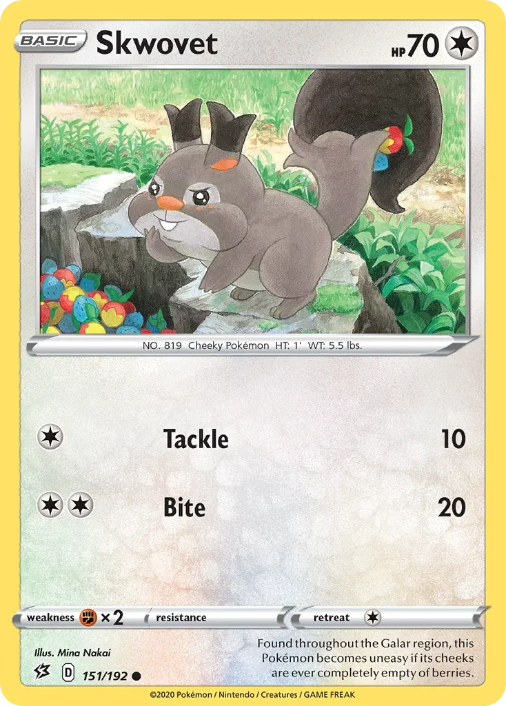 151/192 from Rebel Clash Common Pokemon Card