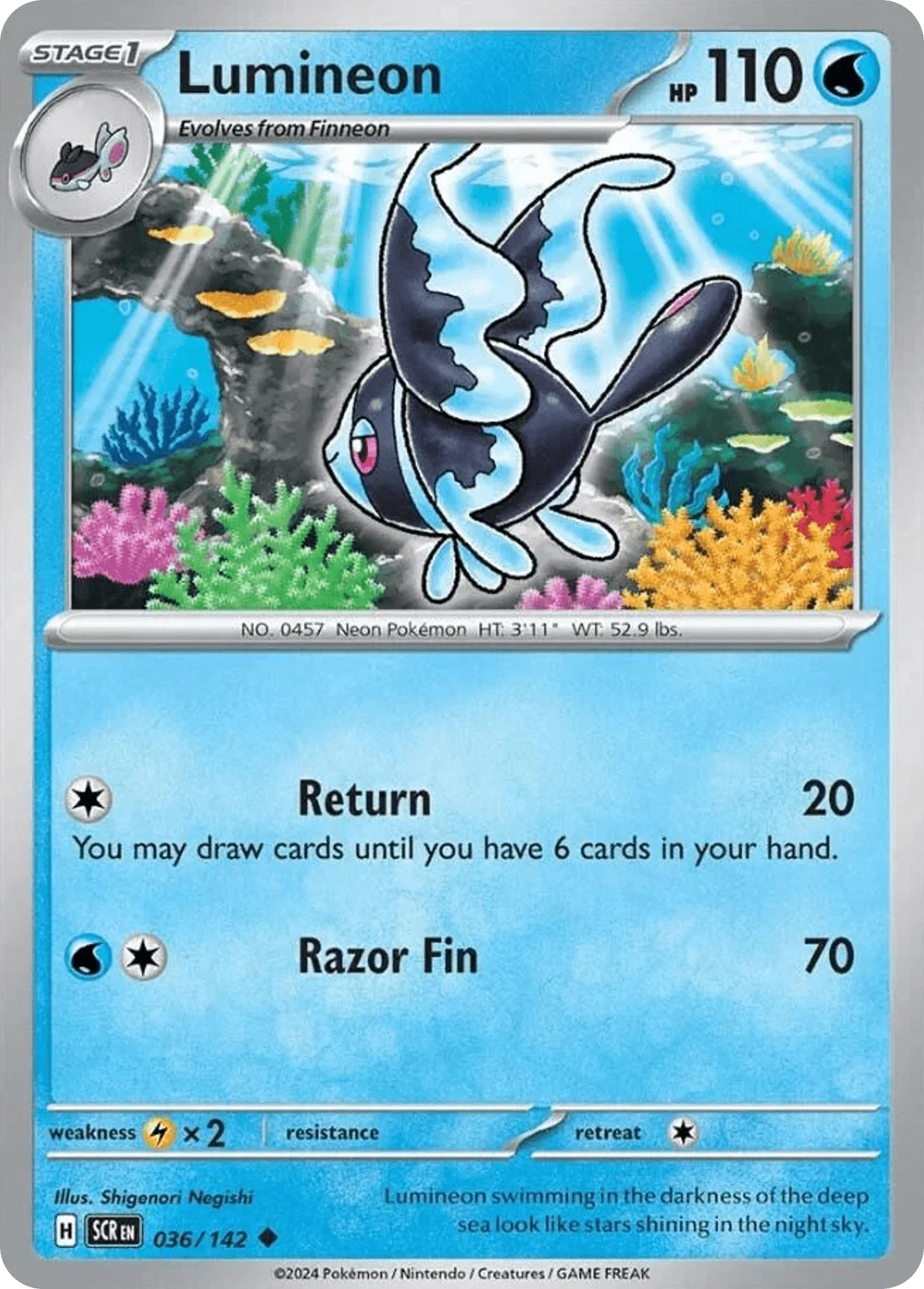 036/142 from Stellar Crown Card List Uncommon Pokemon Card