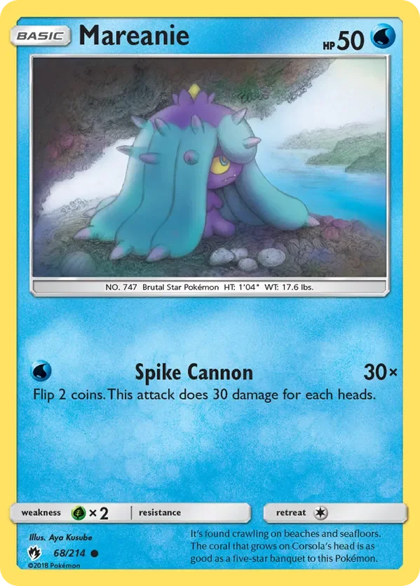 68/214 from Lost Thunder Common Pokemon Card