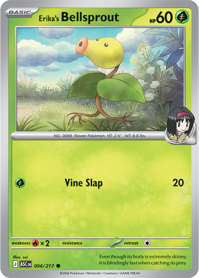 004/217 Erika's Bellsprout from Ascended Heroes Common