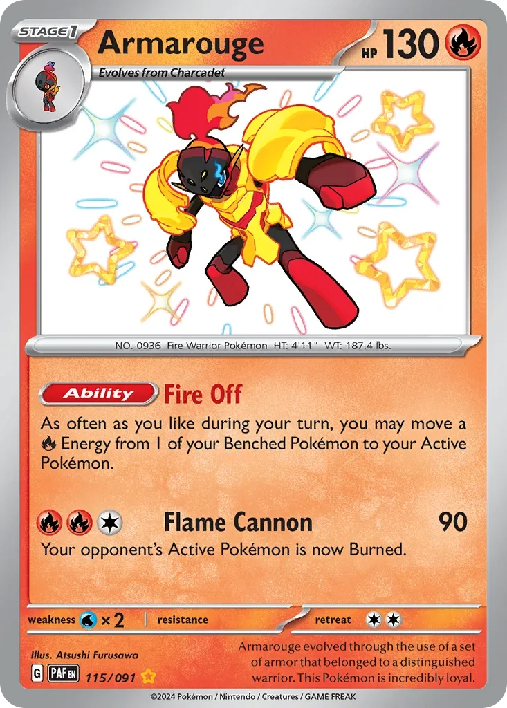 115/091 from Paldean Fates Shiny Rare Pokemon Card