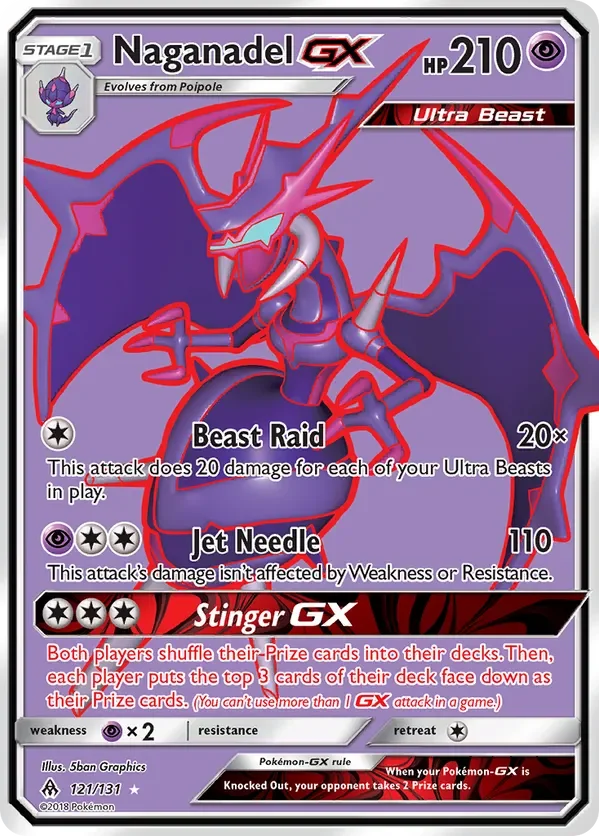 121/131 from Forbidden Light Full Art Pokemon Card