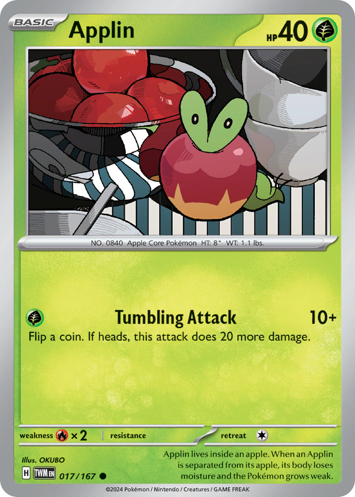 017/167 from Twilight Masquerade Card List Common Pokemon Card
