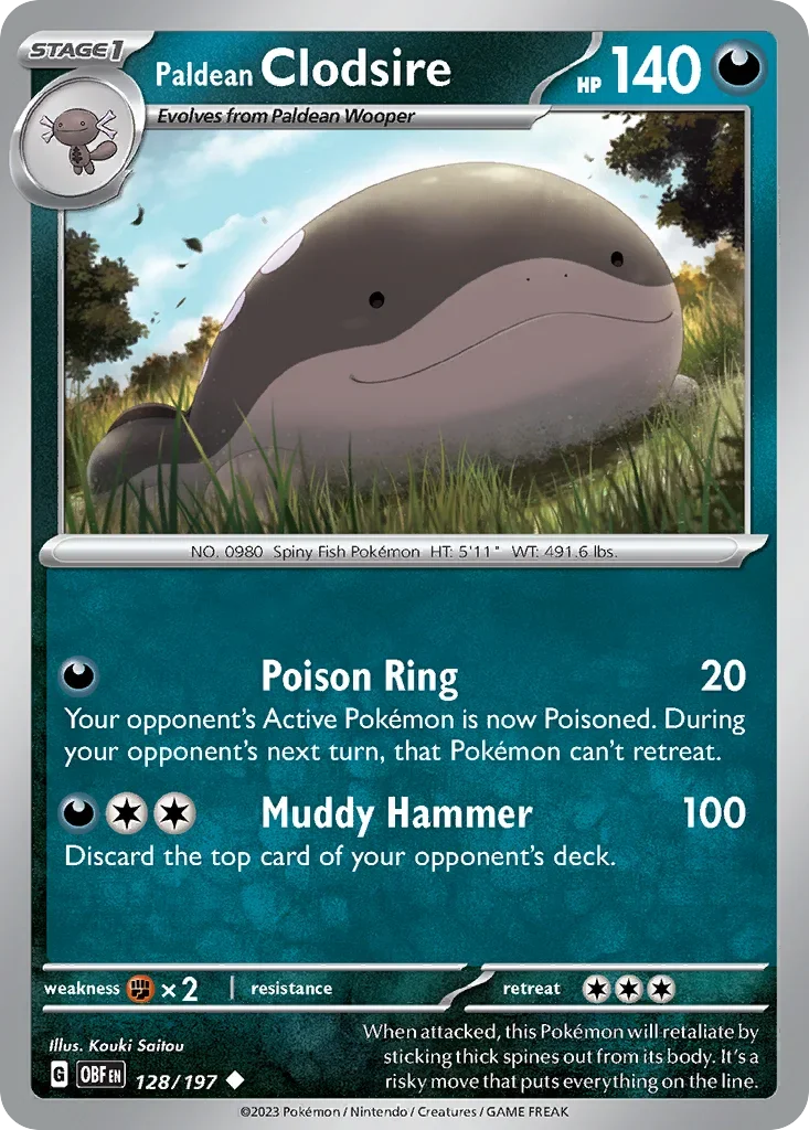 128/197 from Obsidian Flames Uncommon Pokemon Card
