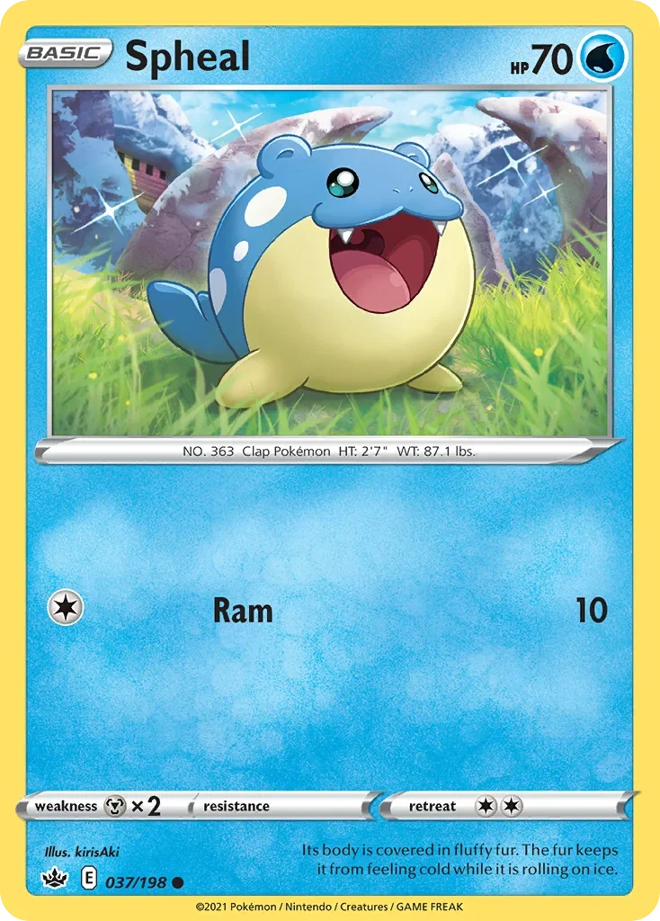 037/198 from Chilling Reign Common Pokemon Card