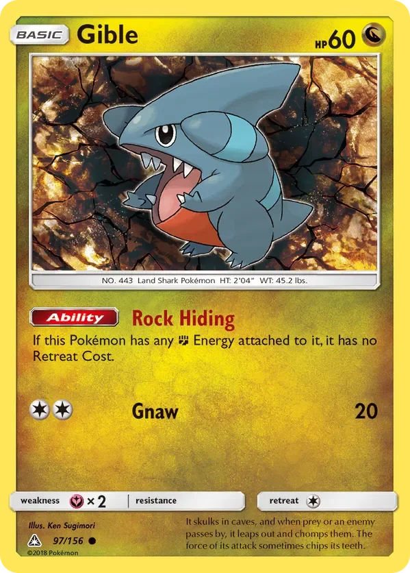 97/156 from Ultra Prism Common Pokemon Card
