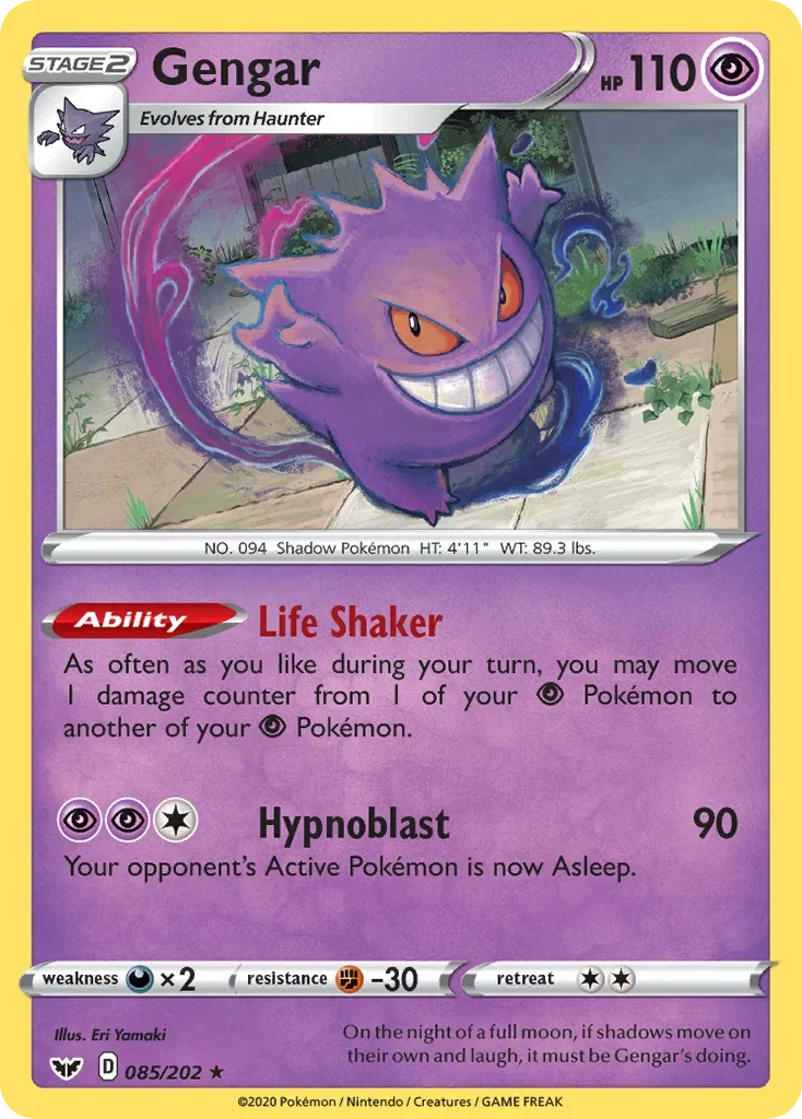 085/202 from Sword & Shield Holo Rare Pokemon Card