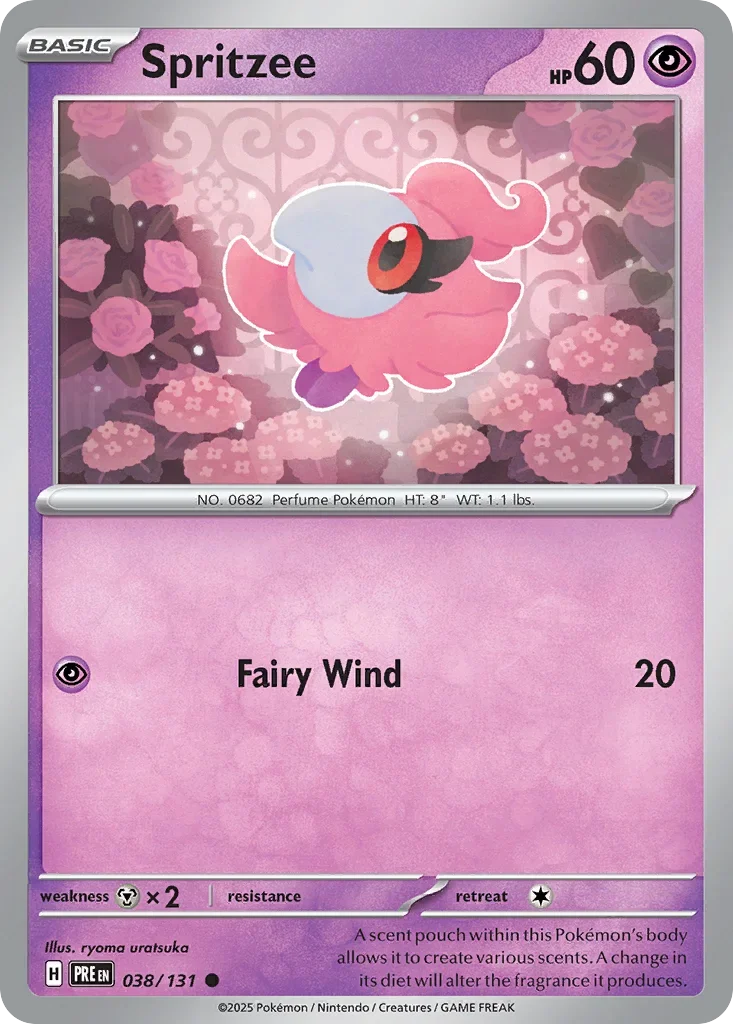 038/131 from Prismatic Evolutions Card List Common Pokemon Card
