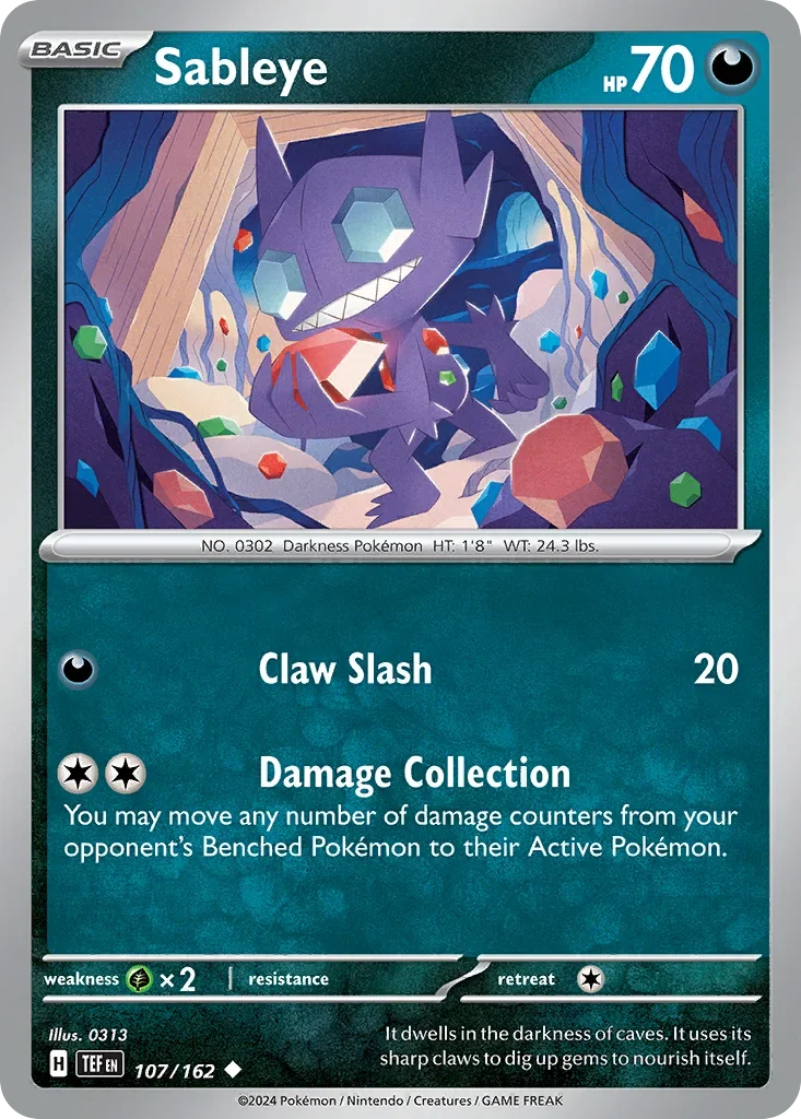 107/162 from Temporal Forces Uncommon Pokemon Card