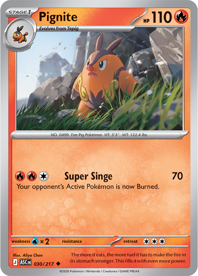 030/217 Pignite from Ascended Heroes Uncommon