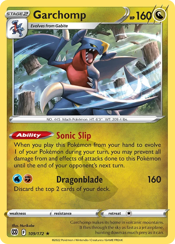 109/172 from Brilliant Stars Holo Rare Pokemon Card