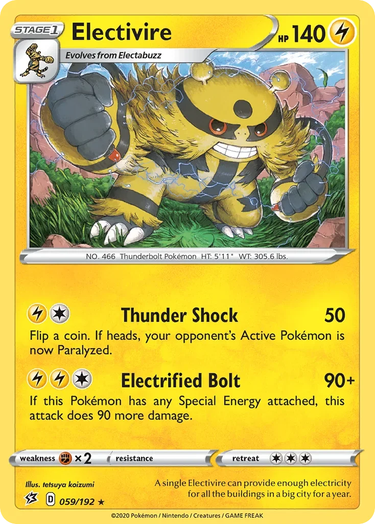 059/192 from Rebel Clash Rare Pokemon Card
