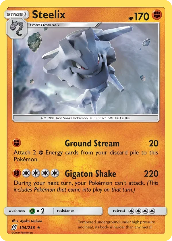 104/236 from Unified Minds Rare Pokemon Card