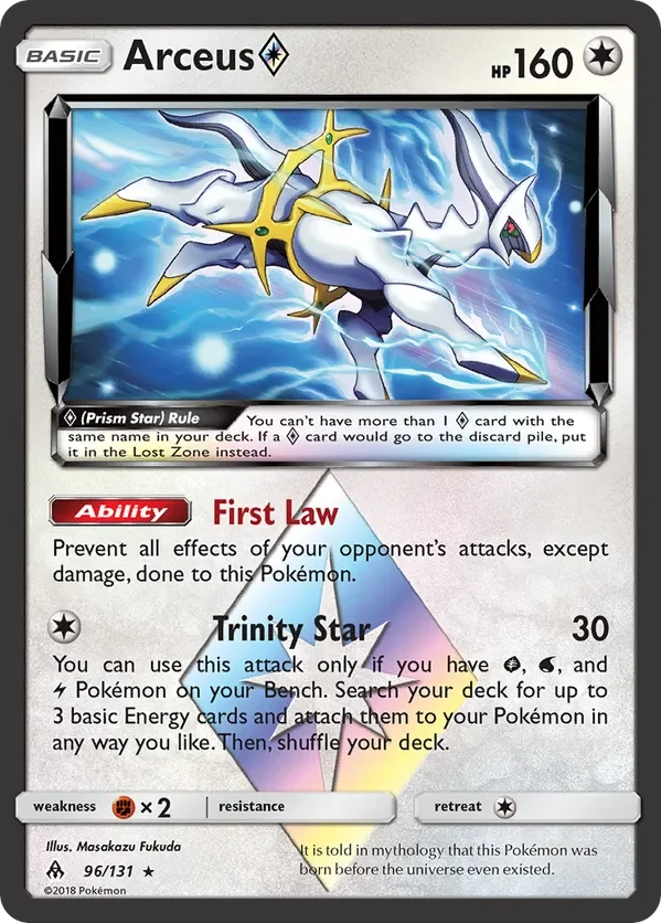 96/131 from Forbidden Light Prism Rare Pokemon Card