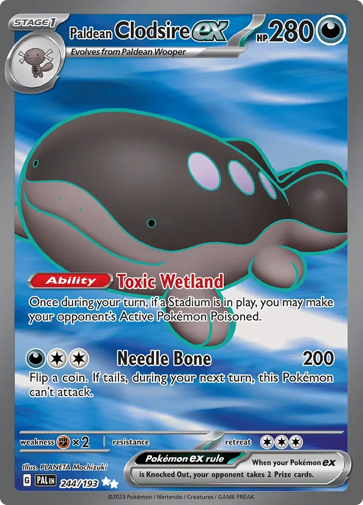 244/193 from Paldea Evolved Ultra Rare Pokemon Card