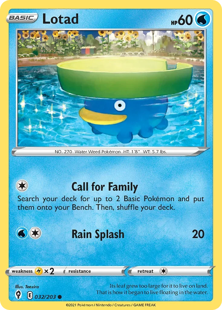 032/203 from Evolving Skies Common Pokemon Card