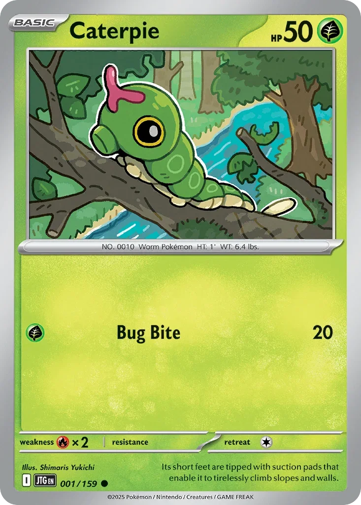 001/159 from Journey Together Common Pokemon Card