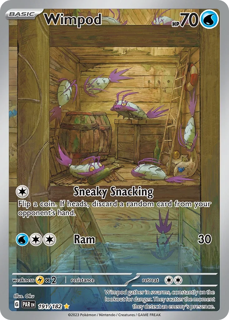 191/182 from Paradox Rift Illustration Rare Pokemon Card