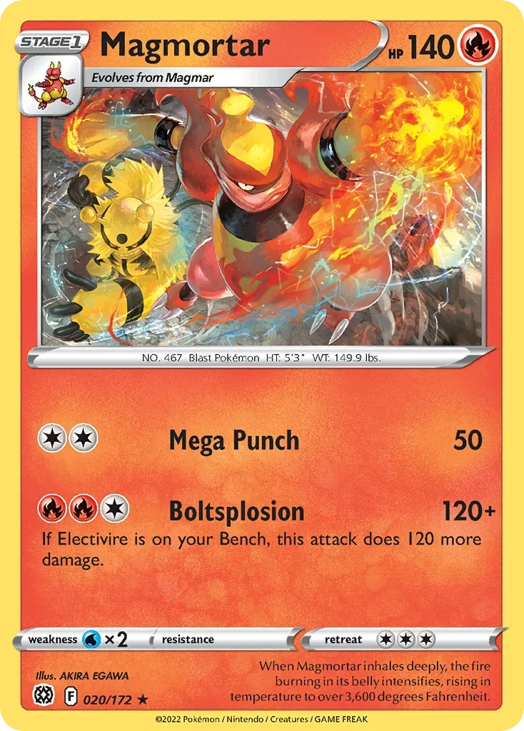 020/172 from Brilliant Stars Rare Pokemon Card