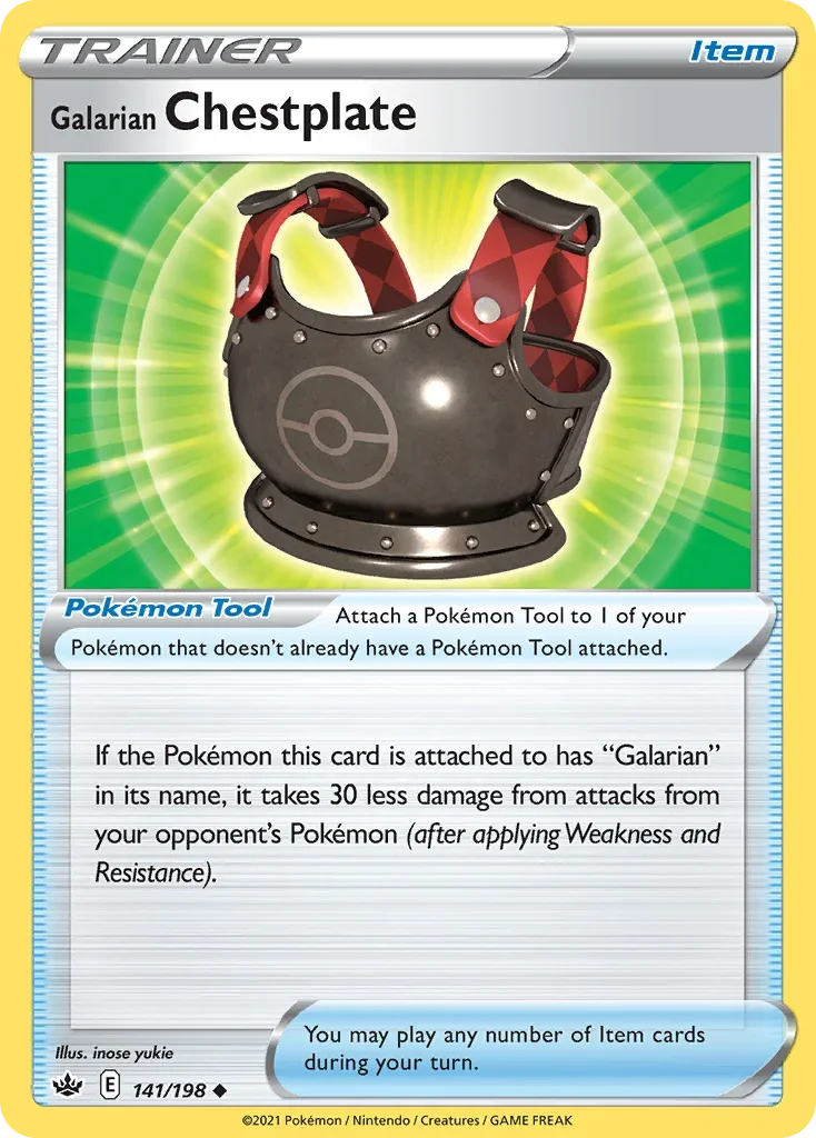 141/198 from Chilling Reign Uncommon Trainer Card