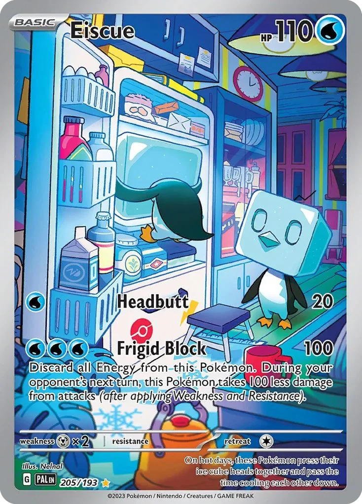 205/193 from Paldea Evolved Illustration Rare Pokemon Card
