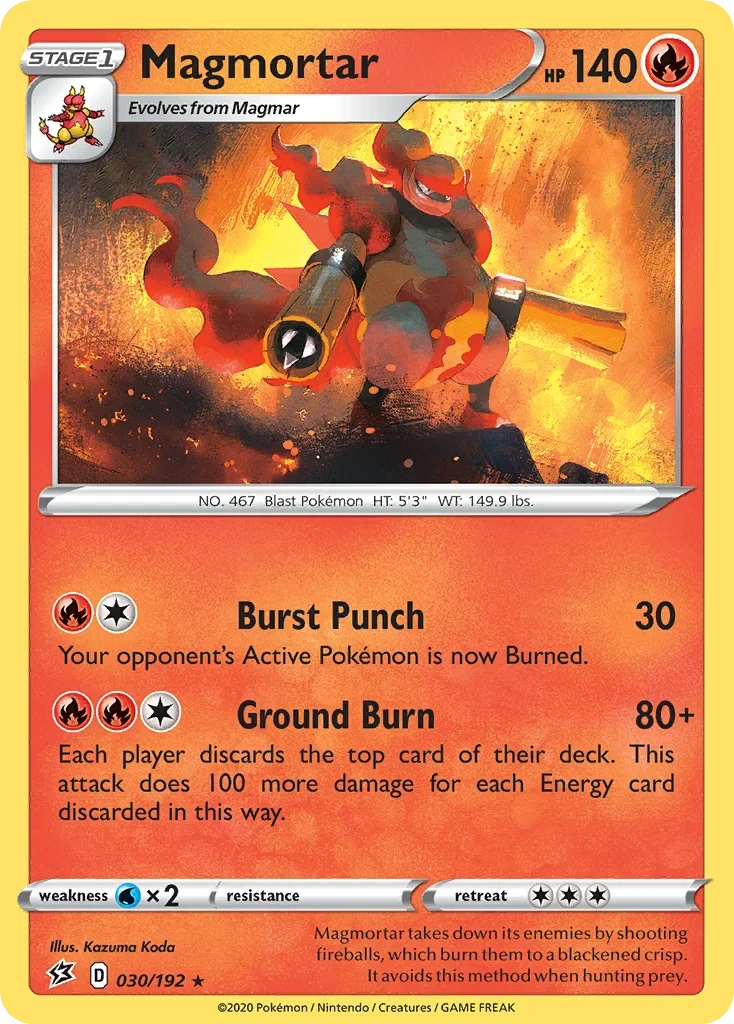 030/192 from Rebel Clash Rare Pokemon Card