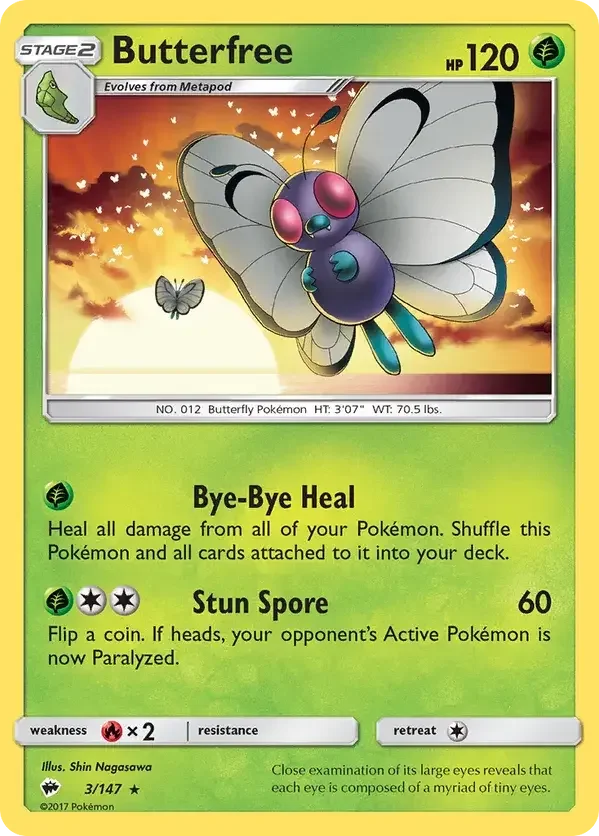 3/147 from Burning Shadows Rare Pokemon Card