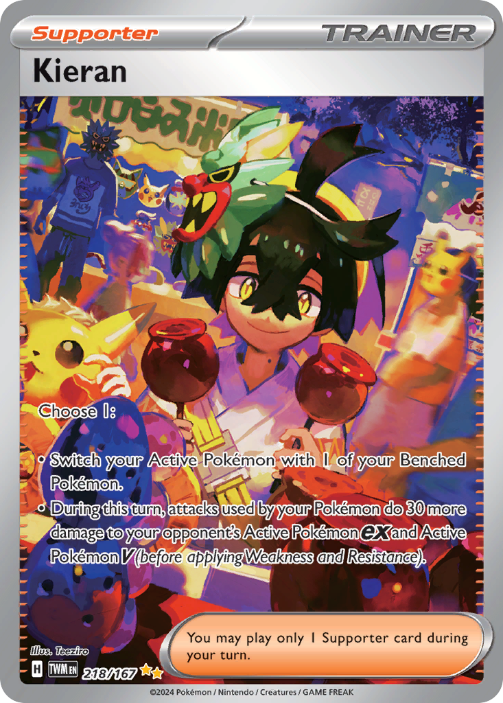 218/167 from Twilight Masquerade Special Illustration Rare Pokemon Card