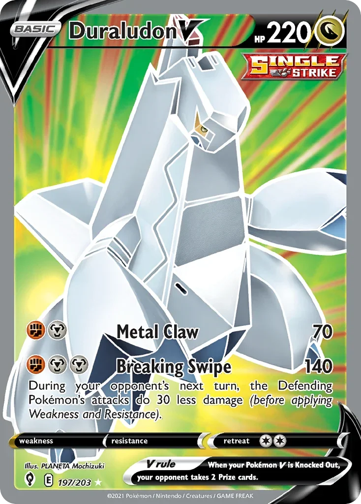 197/203 from Evolving Skies Full Art Pokemon Card