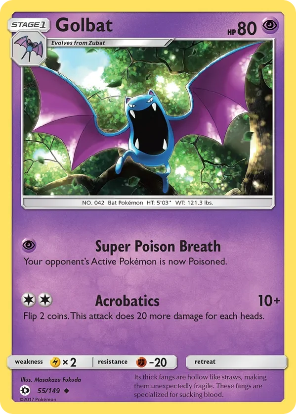 55/149 from Sun & Moon Base Uncommon Pokemon Card