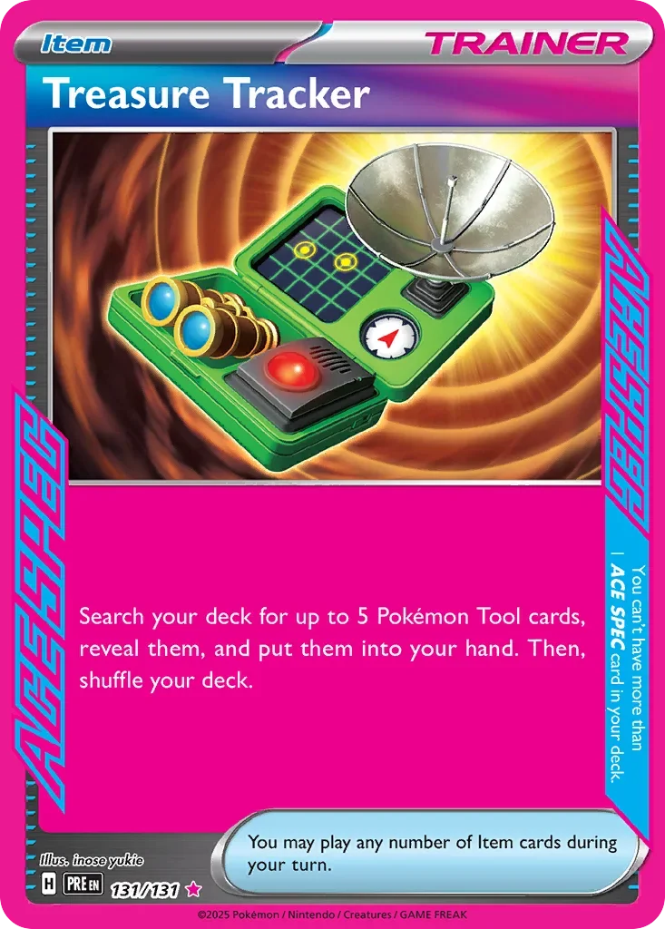 131/131 from Prismatic Evolutions Card List ACE SPEC Rare Pokemon Card