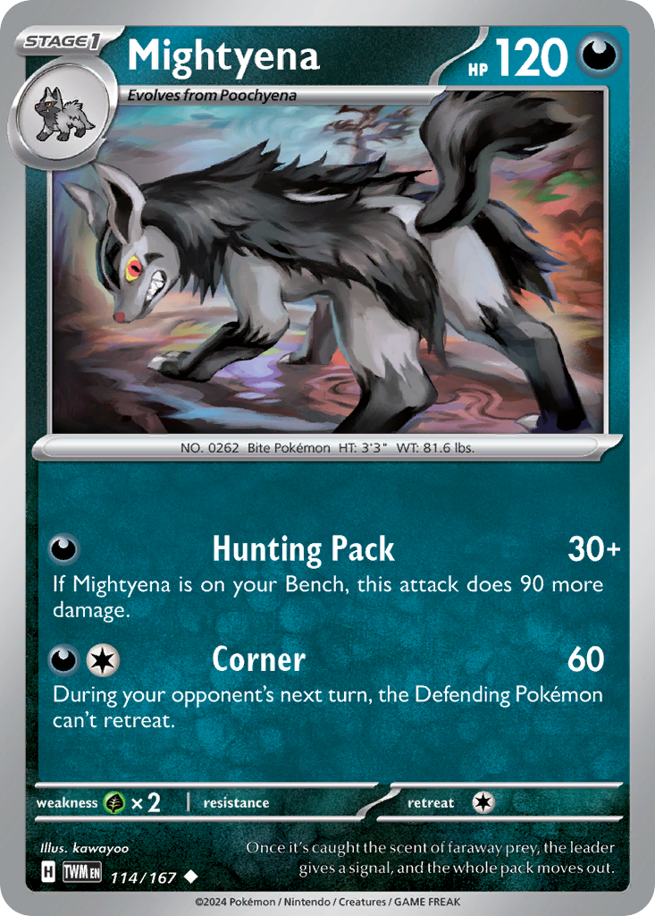114/167 from Twilight Masquerade Uncommon Pokemon Card