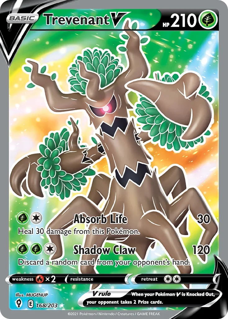 168/203 from Evolving Skies Full Art Pokemon Card