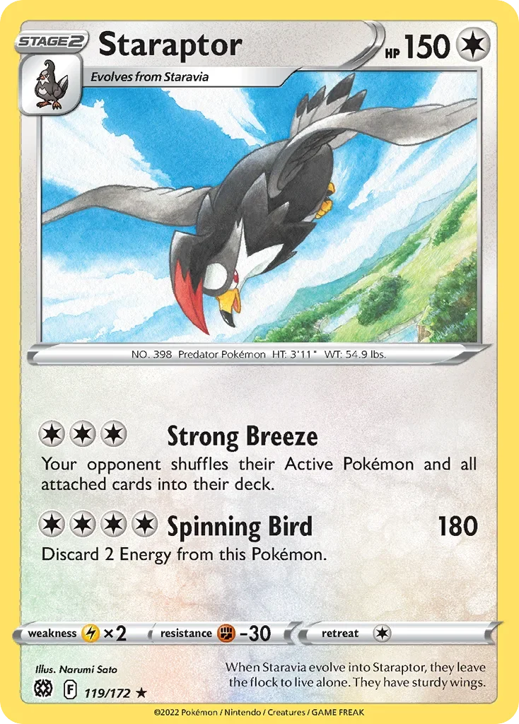 119/172 from Brilliant Stars Rare Pokemon Card