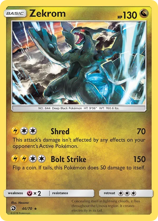 46/70 from Dragon Majesty Holo Rare Pokemon Card